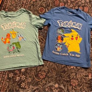 Jumping Beans Pokémon T-Shirts - Green and Blue